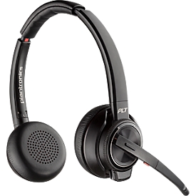 Poly Savi 8220-M Office DECT Stereo-Headset, Noise-Cancelling