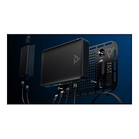 Poly Studio G62 - Ohne Netzkabel - Videokonferenzsystem - Zertifiziert für Microsoft Teams, Certified for Poly Video - Schwarz - TAA-konform