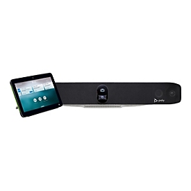Poly Studio X70 - All-in-One Videoleiste (Poly TC10 Touchcontroller, Videoleiste) - Zoom Certified, Zertifiziert für Microsoft Teams, Google Meet Certified - Schwarz