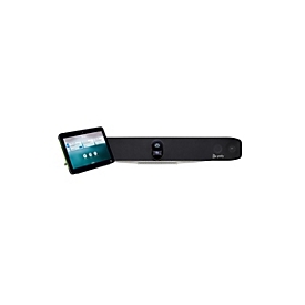 Poly Studio X70 - All-in-One Videoleiste (Poly TC10 Touchcontroller, Videoleiste) - Zoom Certified, Zertifiziert für Microsoft Teams, Google Meet Certified - Schwarz - TAA-konform