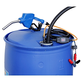 Pompe électrique CEMO CENTRI SP 30, 12V, pour AdBlue®, eau douce et antigel de radiateur, 4m de câble+tuyau, buse automatique