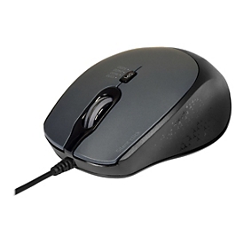 PORT Connect Professional SILENT - Maus - rechts- und linkshändig - optisch - 3 Tasten - kabelgebunden