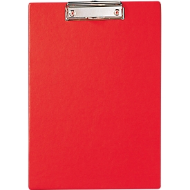 Portapapeles MAUL con cubierta de lámina, DIN A4, con argolla de suspensión, 319 x 229 x 13 mm, rojo