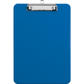 Porte-bloc MAUL, format A4, plastique, avec œillet de suspension, bleu