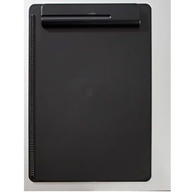 Porte-bloc MAUL, format A4, plastique, avec porte-crayon, noir