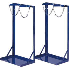 Porte-bouteilles en acier pour 2 bouteilles 40/50 L