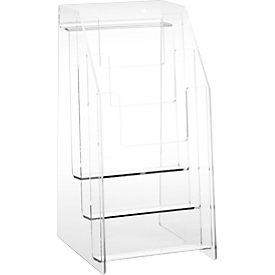 Porte-brochures mural ou à poser- acrylique - pour format A5