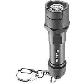 Porte-clé avec lampe de poche LED indestructible Varta, piles 1AAA, 12 Lumen