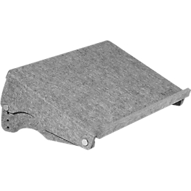 Porte-documents Circular-Line Bakker Elkhuizen Q-doc 515, 60% de matériaux recyclés, L 515 x P 290 x H 120 mm, gris clair