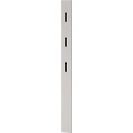 Porte-manteaux 3728, MDF mélaminé, l. 150 x P 30 x H 1700 mm, 3 crochets rabattables, cachemire