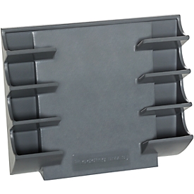 Porte-marqueurs à whiteboard e-BMA3 Edding, magnétique, pour 4 marqueurs max., l. 158 x P 136 x H 42 mm