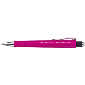 Porte-mines Poly Matic FABER-CASTELL,  0,7 mm, rechargeable, rose