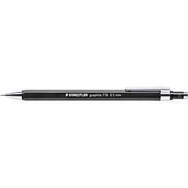 Porte-mines STAEDTLER graphite, grip hexagonal, gomme, HB, 0,5 mm, noir