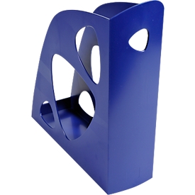 Porte-revue Biella ECOMAG Office, A4+, largeur dos 77 mm, trou de poignée, Ange Bleu, P 248 x H 257 mm, polystyrène, bleu nuit
