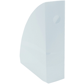 Porte-revue Exacompta MAG-CUBE Aquarel, pour documents au format A4+, avec trou de préhension, plastique, bleu pastel, 6 pièces