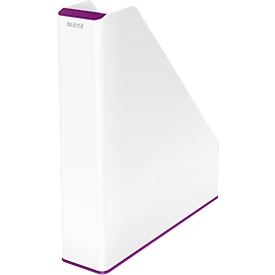 Porte-revues WOW Duo Color Leitz, blanc/violet