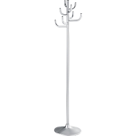 Portemanteau cactus, 8 patères, argent