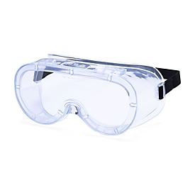 Portwest Chemikalien Schutzbrille PS21, Vollsicht, indirekt belüftet, Anti-Beschlag-Beschichtung, PVC/PP, glasklar-transparent