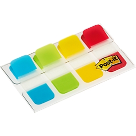 Post-it® Index Strong Mini, 4 x 10 kleefstroken, diverse kleuren, extra sterk
