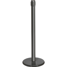 Poste delimitador GLA45, sin cinta, Al 955 mm, con cabezal vacío, antracita