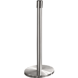 Poteau de balisage GLA55, sans sangle, en inox, H 985 mm
