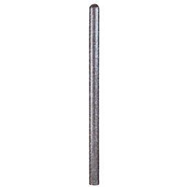 Poteau de fixation avec demi-sphère, galvanisé