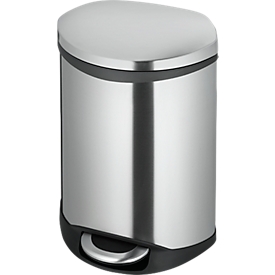 Poubelle à pédale en inox Soft Close, 30 litres