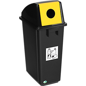 Poubelle pour tri sélectif 58 L, « emballages recyclables »