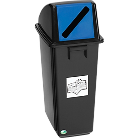 Poubelle pour tri sélectif 58 L, « papier »
