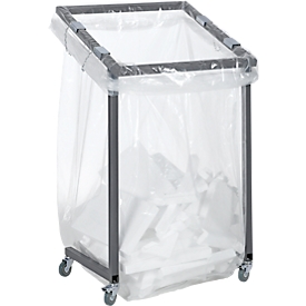 Poubelle pour tri sélectif, mobile 