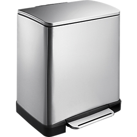 Poubelle pour tri sélectif rectangulaire, 20 L