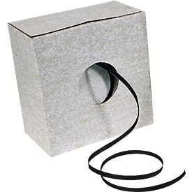 PP plastic strap 1000 m 12.0 x 0.50 mm in cardboard dispenser box