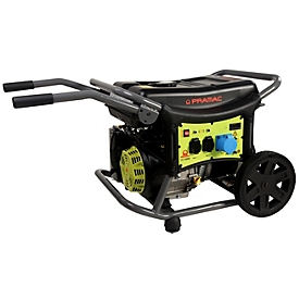 Pramac mobiler Stromerzeuger WX 6200, Benzinbetrieb, Tankinhalt 26 l, 5,3 kW, 230 V, 69 dB, Handstart, 2 Steckdosen