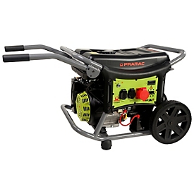 Pramac mobiler Stromerzeuger WX 6250, Benzinbetrieb, Tankinhalt 26 l, 1,8/5,5 kW, 230/400 V, 69 dB, Hand-/Elektrostart, AVR-System, 2 Steckdosen