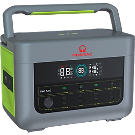 Pramac Powerstation PWB 1200, tragbar, Batteriebetrieb, 1,2 kW, 2 Steckdosen