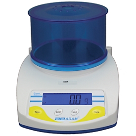 Precision balance Core series, stackable, with rugged housing, capacity 250 g, with windbreak
