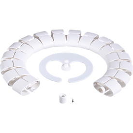 Premium kabelslang, L 750 mm, wit