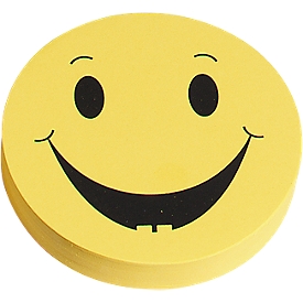 Presentatiekaartjes, scoresymbool, positief, Ø 93 mm, 100 stuks, geel