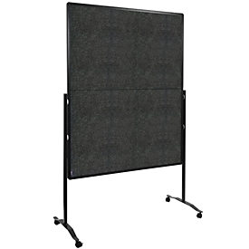 Presentation wall Legamaster PREMIUM PLUS foldable, textile, anthracite