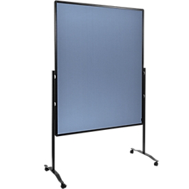 Presentation wall Legamaster PREMIUM PLUS mobile, textile, blue-grey