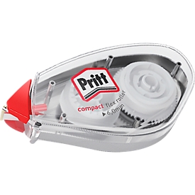 Pritt Compact Flex correction tape, Push & Pull function, 6 mm width