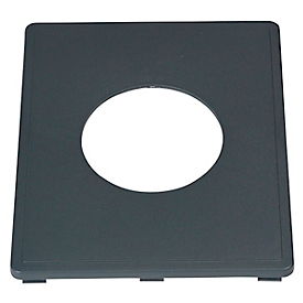 Probbax inwerpopening, rond, voor recyclingbakken uit de MixMatch-serie met een inhoud van 60 en 80 l, Ø 120 x B 230 x H 17 mm, polypropeen, grijs