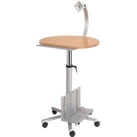 Professional monitor desk with flat screen support