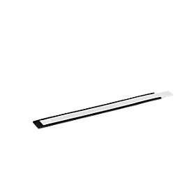 Profil en C magnétique, l. 200 x H 20 mm, étiquettes à insérer incluses, 5 p. + 5 étiquettes
