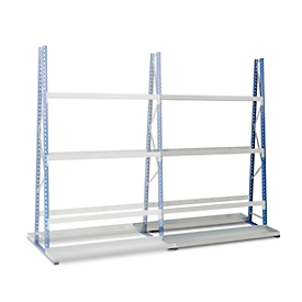 Profil-Lagerregal, doppelseitig, Anbaufeld, H 2500 x L 1500 x T 600 mm