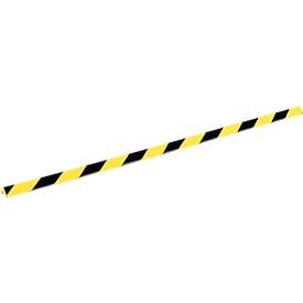 Profilé de protection d'angle Durable C19, rectangulaire, pour l'intérieur &amp; l'extérieur, surface adhésive de chaque côté 19 mm, L 1000 x l 26 mm, mousse PU, jaune/noir