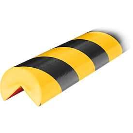 Profilé de protection d'angle type A+, unité de 1 m, jaune/noir