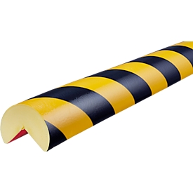 Profilé de protection d'angle type A+, unité de 1 m, jaune/noir