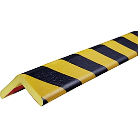 Profilé de protection d'angle type H+, unité de 1 m, jaune/noir