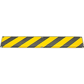 Profilé pour nez de marche, 30 x 110 x 660 mm, noir/jaune